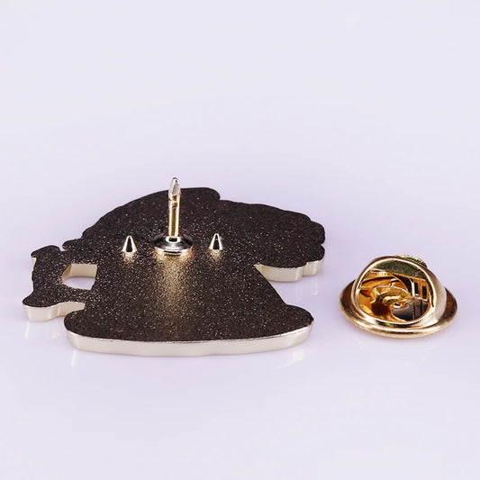 Butterbeer Glitter Enamel Pin