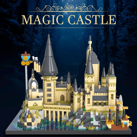 2700+pcs Magic World Medieval Harry Potter Castle