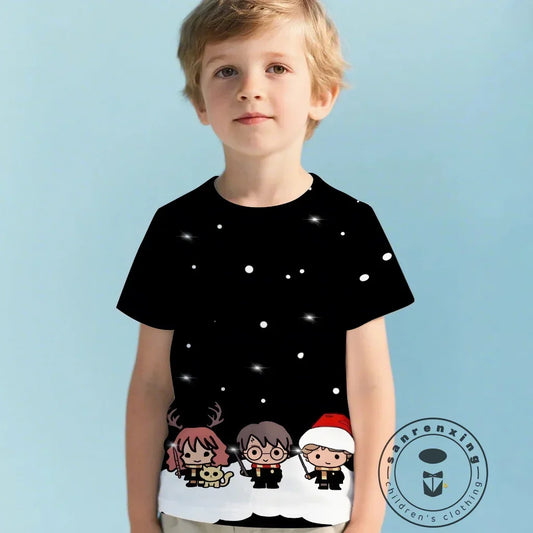 Harry Potter 3D Printed T-Shirt for Kids