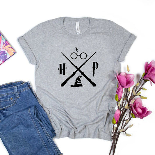 Wizard Hat & Wand Graphic T-Shirt