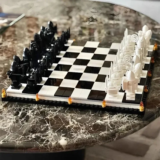 876PCS Hogwarts Wizard’s Chess Building Blocks