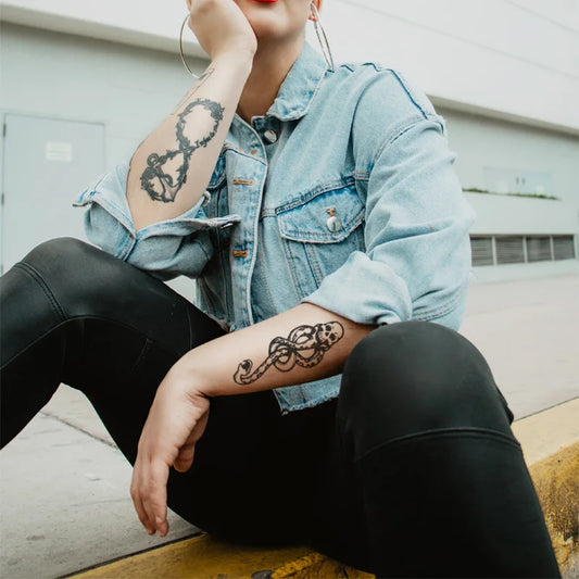 5/10PCS Voldemort & Harry Potter Magic Tattoo Stickers