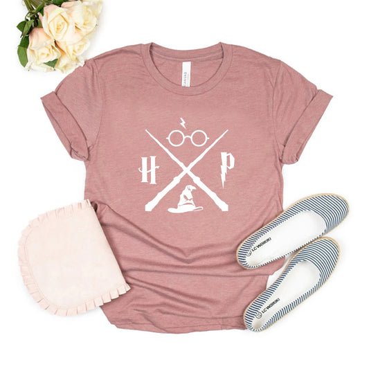 Wizard Hat & Wand Graphic T-Shirt