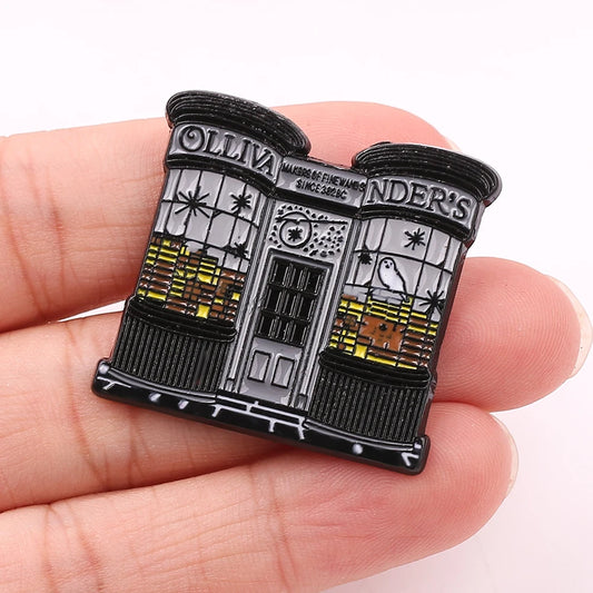 Ollivanders Wand Shop Enamel Pin