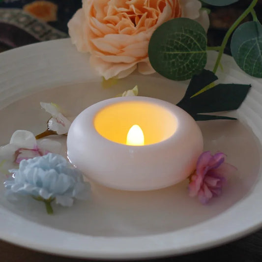 6/12Pcs Flameless Floating LED Tea Lights