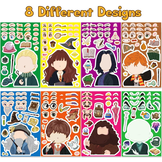 Hogwarts Wizarding School Q-Version Sticker Set