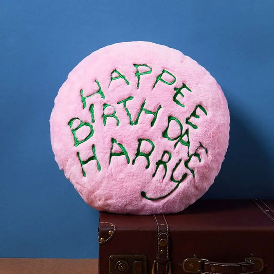 Harry Potter Hagrid’s Cake Hedwig Nine and Three-Quarters Throw Pillows