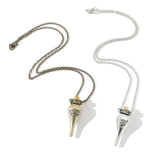 European American Harry Potter Retro Magic Medicine Bottle Pendant Necklace
