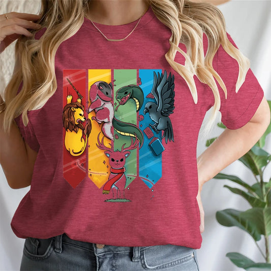 Magic Animal Ladies Cotton T-Shirt