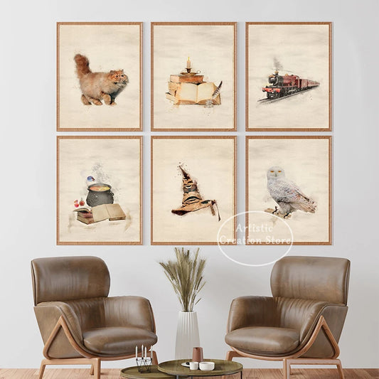 Magic World Castle Canvas Art Print