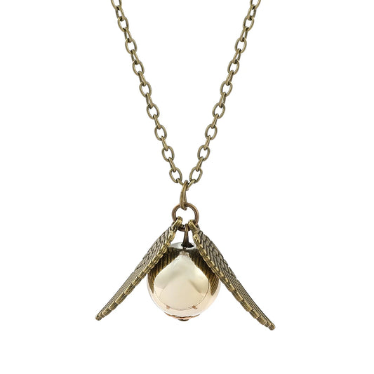 Harry Potter Golden Snitch Necklace