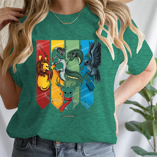 Magic Animal Ladies Cotton T-Shirt